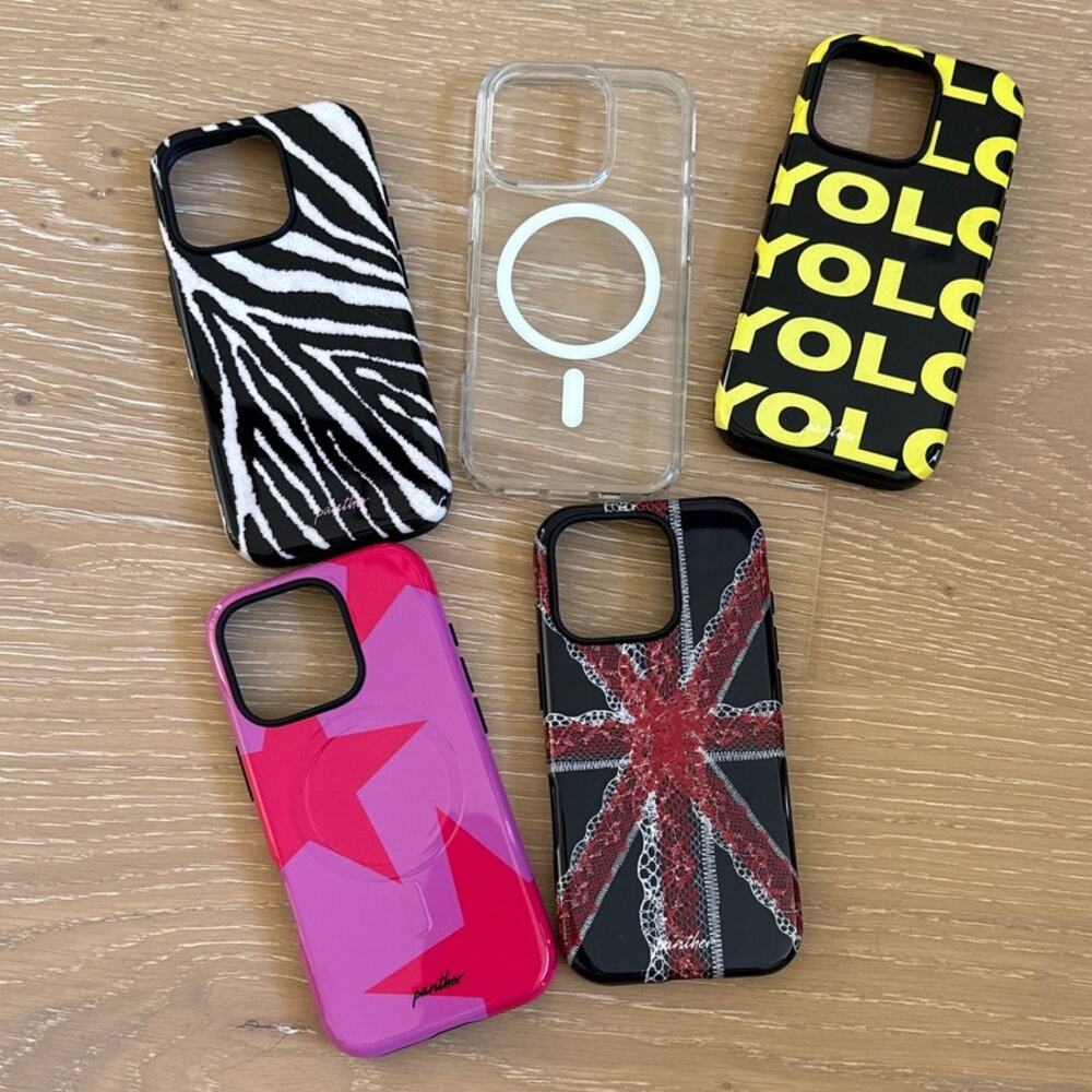 Panther iPhone 16 Pro Cell Phone Cover Case in Multi
